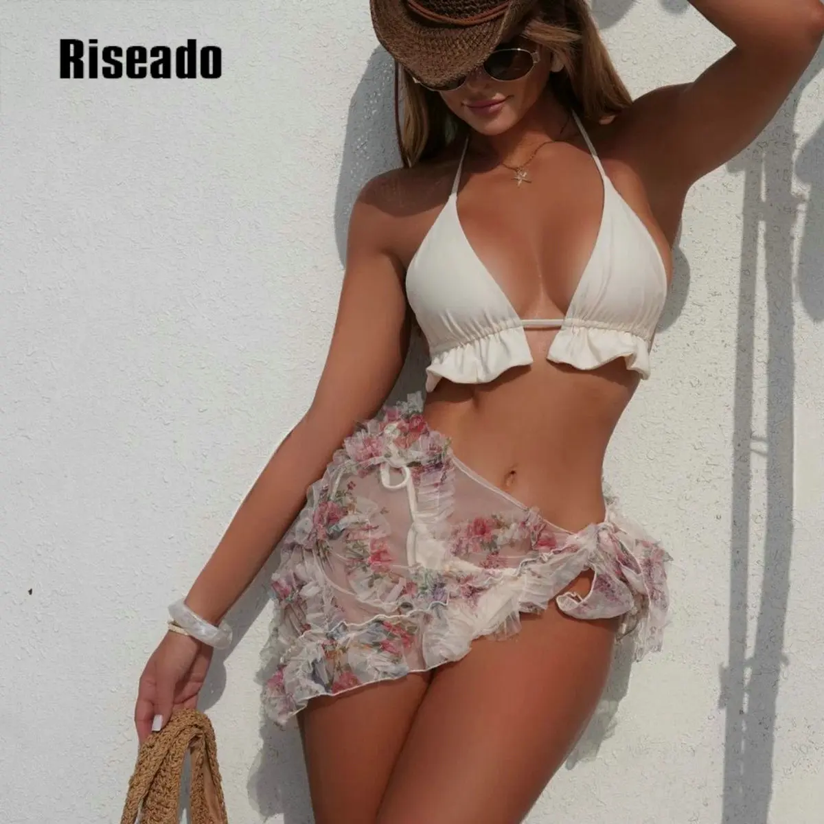 Riseado 2026 Новый тренд женские цельные купальники треугольные стринги с лямкой на шее комплект бикини с цветочным принтом купальные костюмы саронги
Riseado 2026 Новый тренд женские цельные купальники треугольные стринги с лямкой на шее комплект бикини с цветочным принтом купальные костюмы саронги