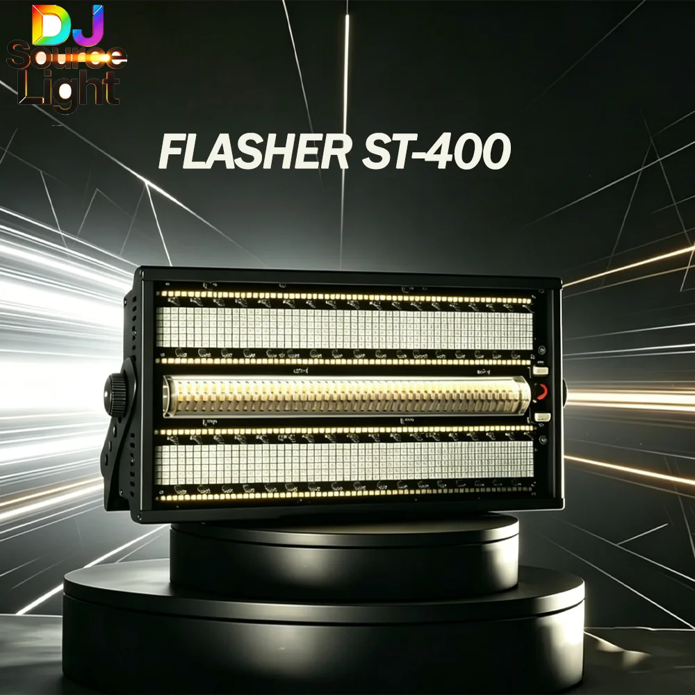 400W Bi-Color LED Strobe Light—Designed specifically for DJ and KTV venues, featuring dimming capabilities. Supports DMX512
400W Bi-Color LED Strobe Light—Designed specifically for DJ and KTV venues, featuring dimming capabilities. Supports DMX512