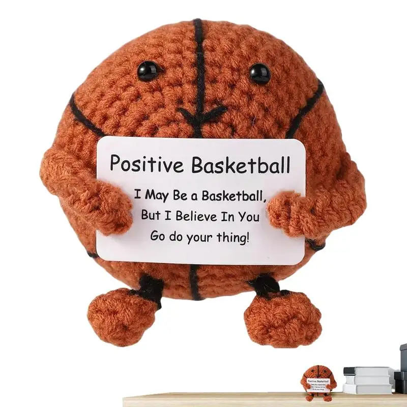 Positive Basketball Wool Creative Support Doll With Encouragement Card Home Desk Ornament Decoration For Birthday Christmas
Positive Basketball Wool Creative Support Doll With Encouragement Card Home Desk Ornament Decoration For Birthday Christmas