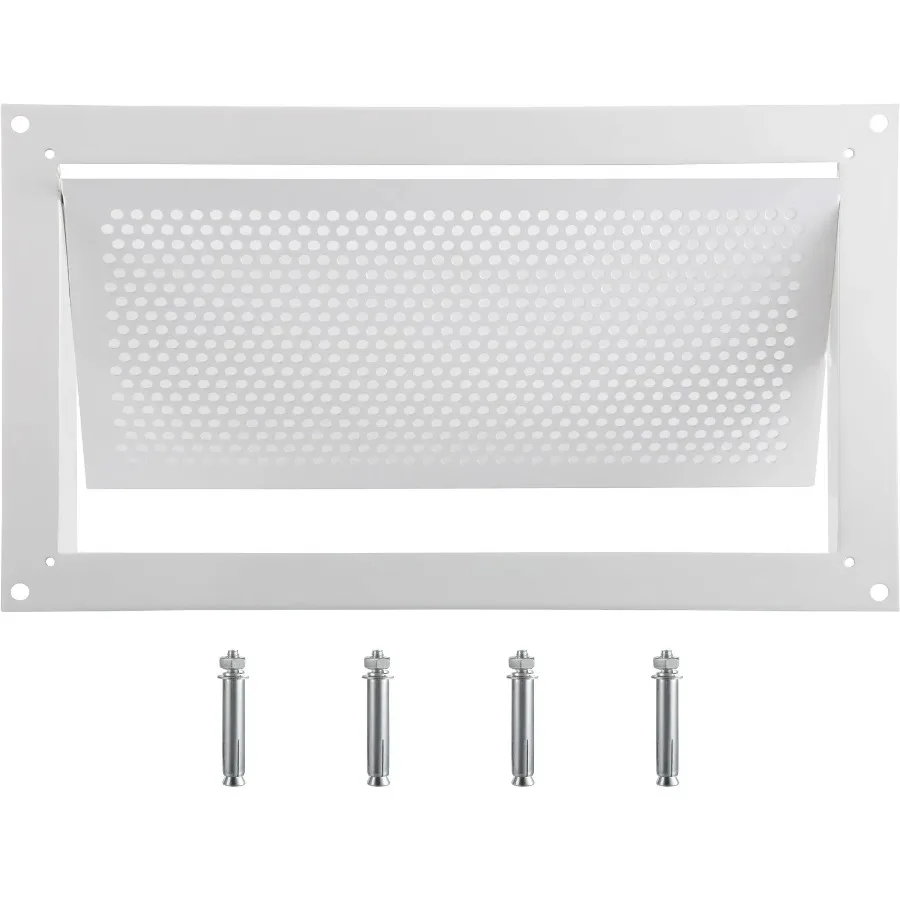 Flood Vent 8 Height x 16 Width x 2 Depth Foundation Flood Vent to Reduce Foundation Damage and Flood Risk White Wall Mounted f
Flood Vent 8 Height x 16 Width x 2 Depth Foundation Flood Vent to Reduce Foundation Damage and Flood Risk White Wall Mounted f