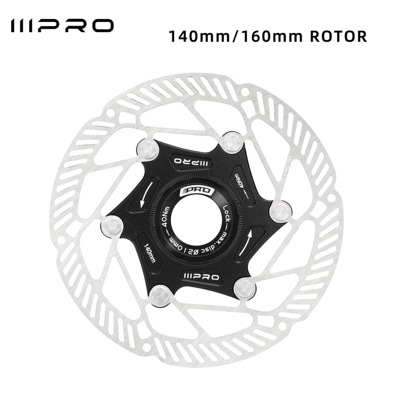IIIPRO Ultra-Light Bicycle Brake Rotor 140/160mm Hollow High-Strength Steel MTB/Road Bike 6 Bolts/Center Lock Disc Brake Rotors
IIIPRO Ultra-Light Bicycle Brake Rotor 140/160mm Hollow High-Strength Steel MTB/Road Bike 6 Bolts/Center Lock Disc Brake Rotors