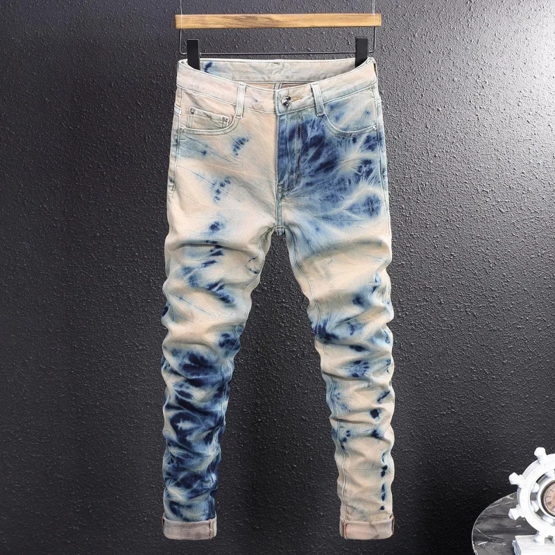 Men's 2026 New American Denim Pants Vintage Style Washed Tie-Dye Gradient Stretch Slim Tapered Versatile Daily Casual Pants
Men's 2026 New American Denim Pants Vintage Style Washed Tie-Dye Gradient Stretch Slim Tapered Versatile Daily Casual Pants