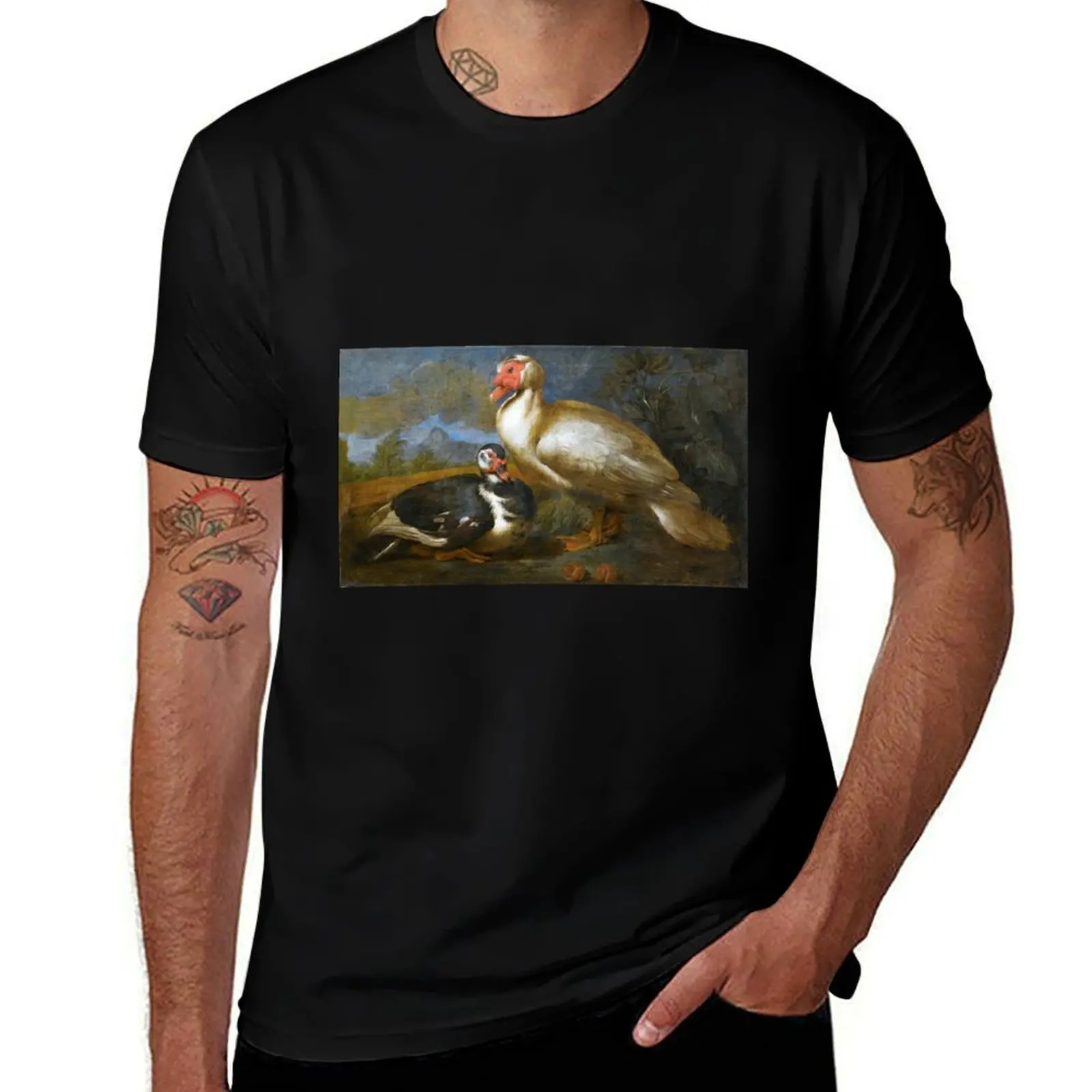 Футболка Two Muscovy Ducks in a Landscape, роскошная футболка, одежда на день Святого Валентина, блузка, рубашки мужские
Футболка Two Muscovy Ducks in a Landscape, роскошная футболка, одежда на день Святого Валентина, блузка, рубашки мужские