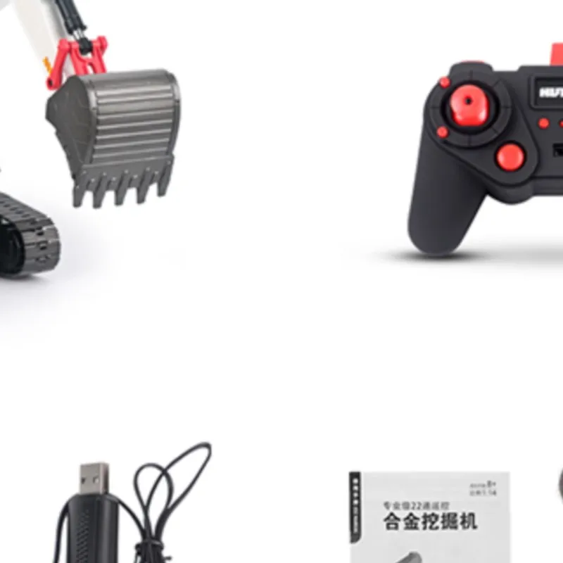 HUINA 1/14 Metal RC Excavator Remote Control Truck Car Model 1594 Light Battery Sound Outdoor Toys For Boys TH19286-SMT4
HUINA 1/14 Metal RC Excavator Remote Control Truck Car Model 1594 Light Battery Sound Outdoor Toys For Boys TH19286-SMT4
