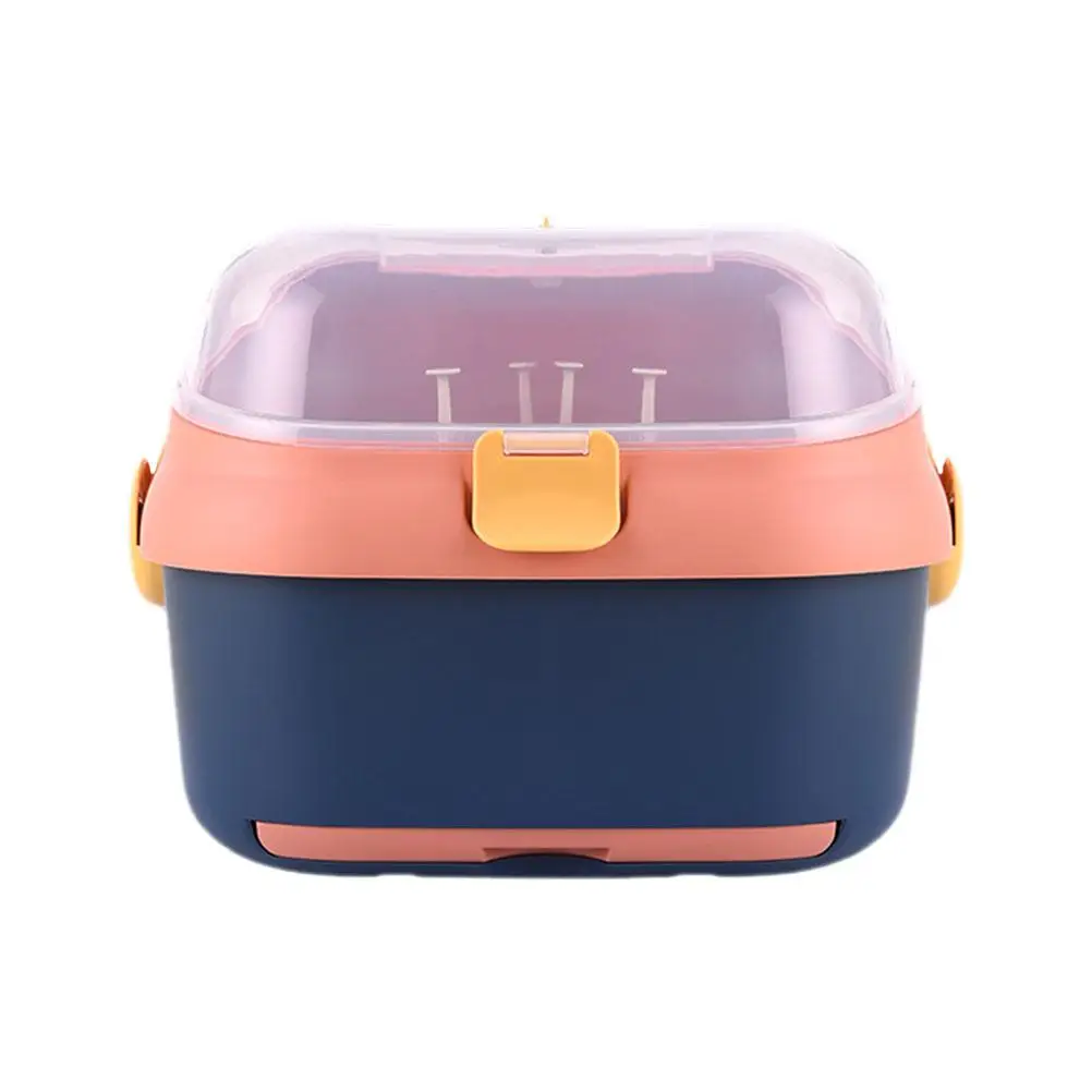 Baby Bottle Storage Box Durable Portable Organizer Case for Milk Bottles Pacifiers Toys Sealed Dust Proof Practical Long Use
Baby Bottle Storage Box Durable Portable Organizer Case for Milk Bottles Pacifiers Toys Sealed Dust Proof Practical Long Use
