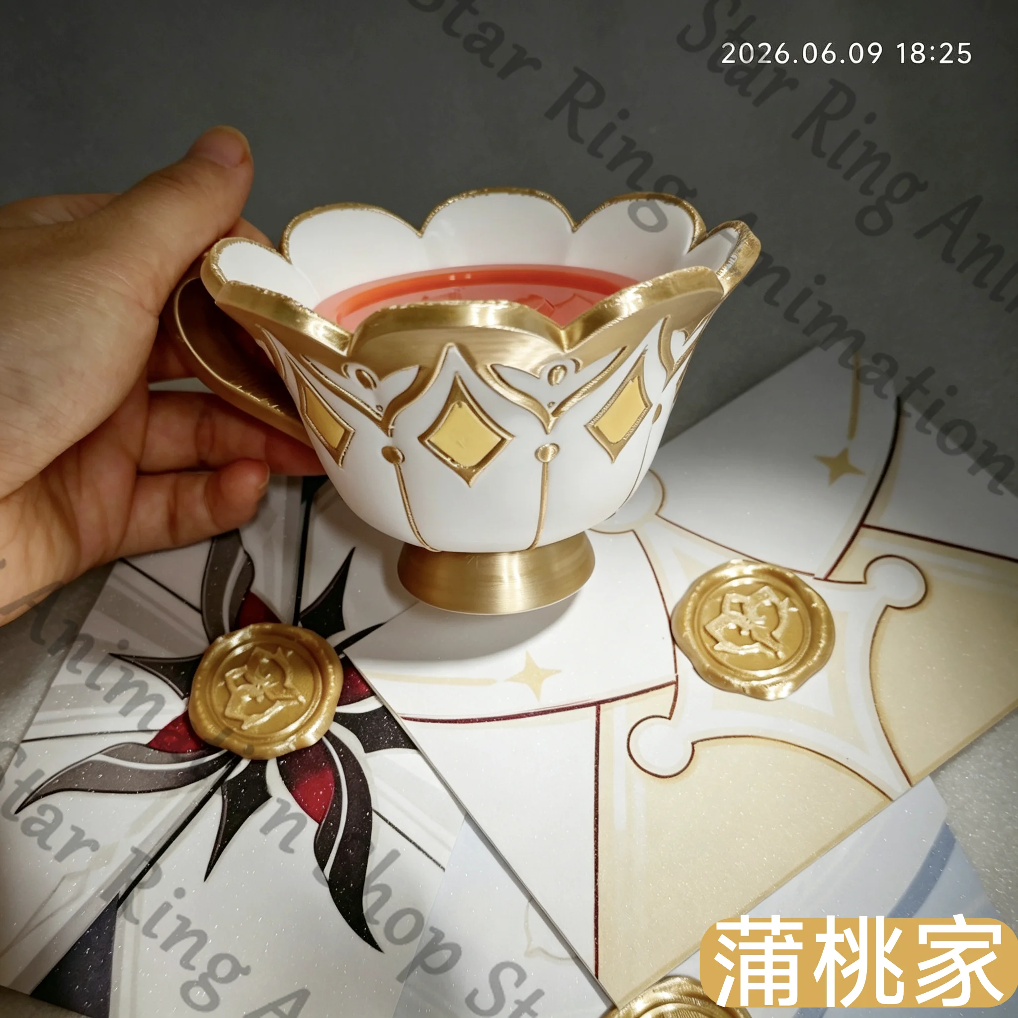 Game Genshin Impact character Sandrone cos Complete set of envelope tea cups 3D printing cosplay prop
Game Genshin Impact character Sandrone cos Complete set of envelope tea cups 3D printing cosplay prop