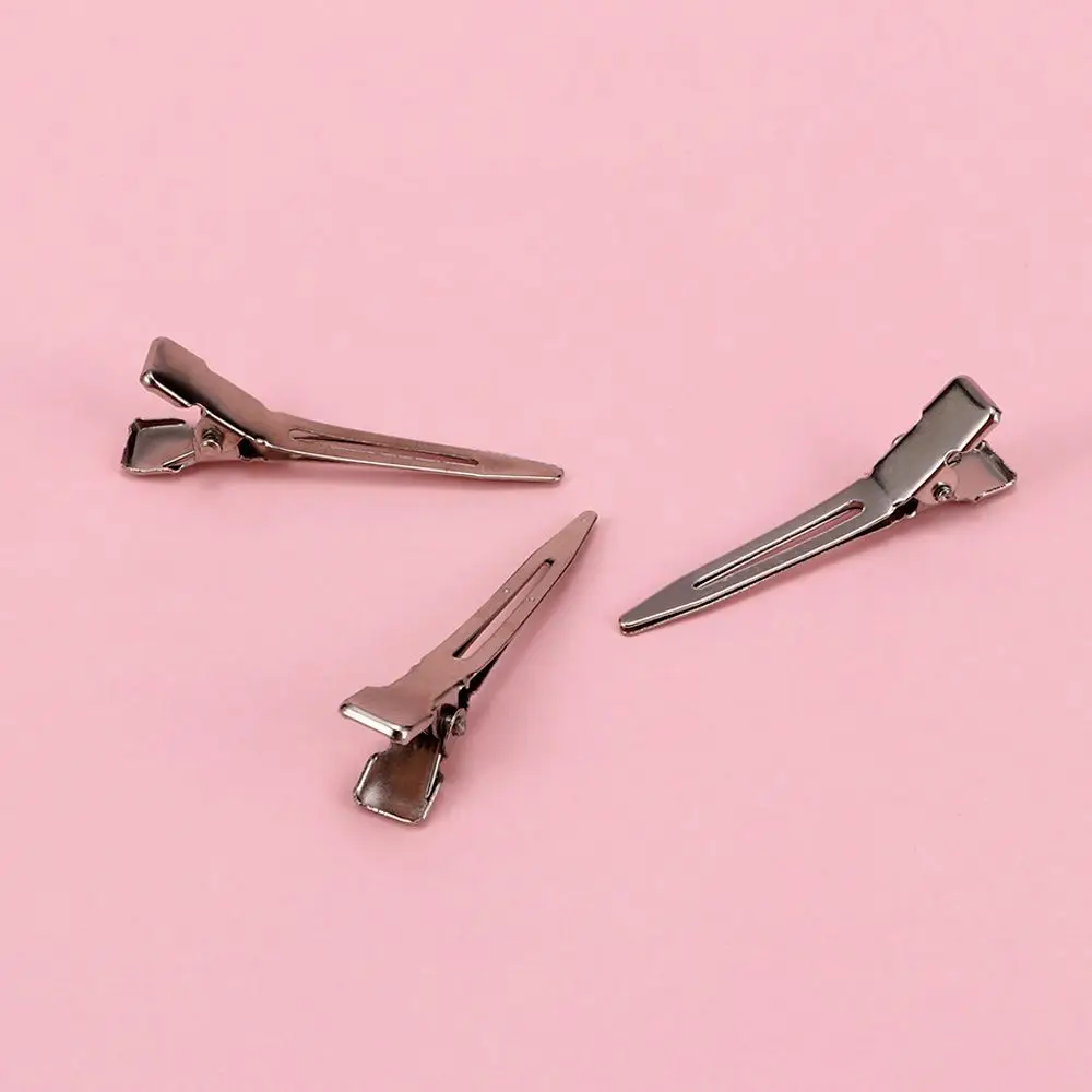 50pcs Hairdressing Ultrathin Metal Hairstyling Tools Alligator Hair Clip Flat Base Partition Clip Duck Mouth Clip
50pcs Hairdressing Ultrathin Metal Hairstyling Tools Alligator Hair Clip Flat Base Partition Clip Duck Mouth Clip