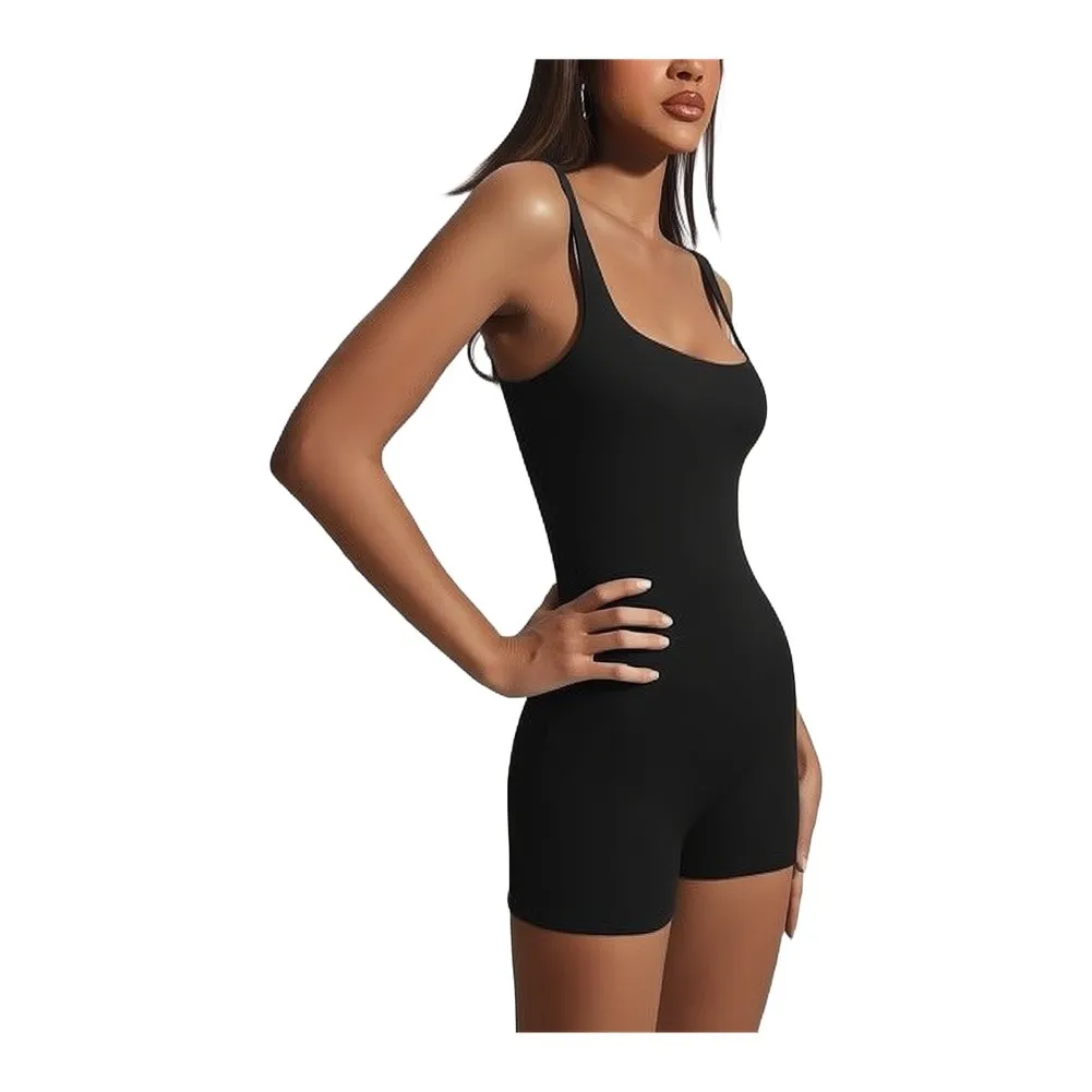 U-Neck Sleeveless Backless Jumpsuit for Women Polyester Bodysuit Solid Color Regular Length Daily and Holiday Use
U-Neck Sleeveless Backless Jumpsuit for Women Polyester Bodysuit Solid Color Regular Length Daily and Holiday Use