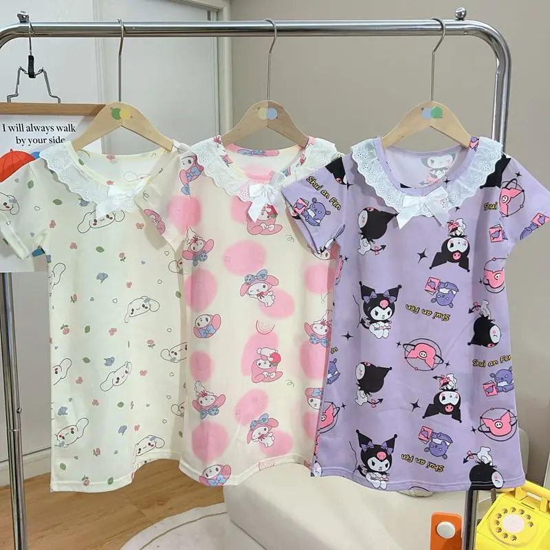 Cinnamoroll My Melody Anime Kawaii Sanrio Ins Fashion Children Nightdress Skirt Cute Kuromi Student Clothes Gifts for Kids
Cinnamoroll My Melody Anime Kawaii Sanrio Ins Fashion Children Nightdress Skirt Cute Kuromi Student Clothes Gifts for Kids