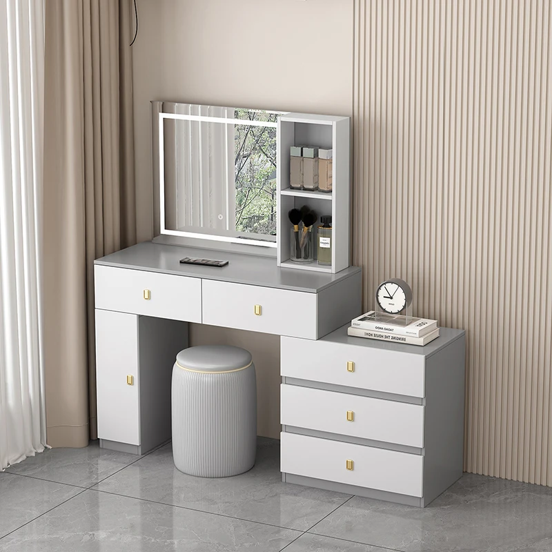 Elegant Modern Vanity Table Aesthetic Premium Minimalist Classic Vanity Table Storage Design Coiffeuse De Chambre Furniture
Elegant Modern Vanity Table Aesthetic Premium Minimalist Classic Vanity Table Storage Design Coiffeuse De Chambre Furniture