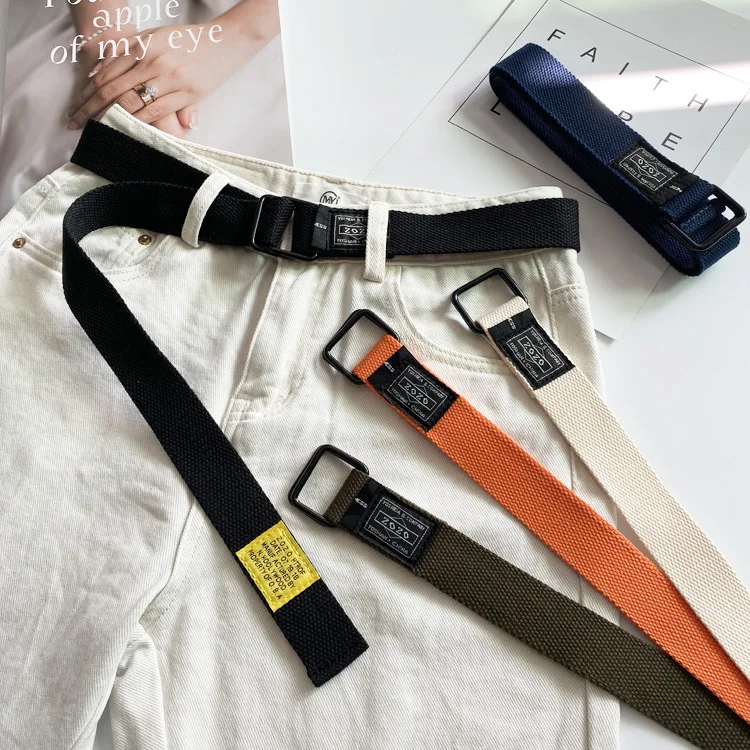 Canvas belts, men's and women's personality, trendy ins, young fashion, versatile, jeans, belt decoration, cargo pants, belt
Canvas belts, men's and women's personality, trendy ins, young fashion, versatile, jeans, belt decoration, cargo pants, belt