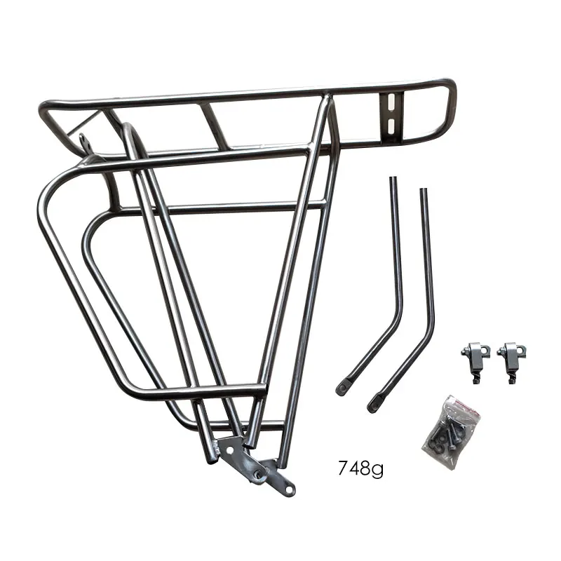 Titanium 700C Road Bicycle Luggage Rack, MTB Bicycle Rear Shelf, Rear Parcel Holder, Bike Accessories
Titanium 700C Road Bicycle Luggage Rack, MTB Bicycle Rear Shelf, Rear Parcel Holder, Bike Accessories