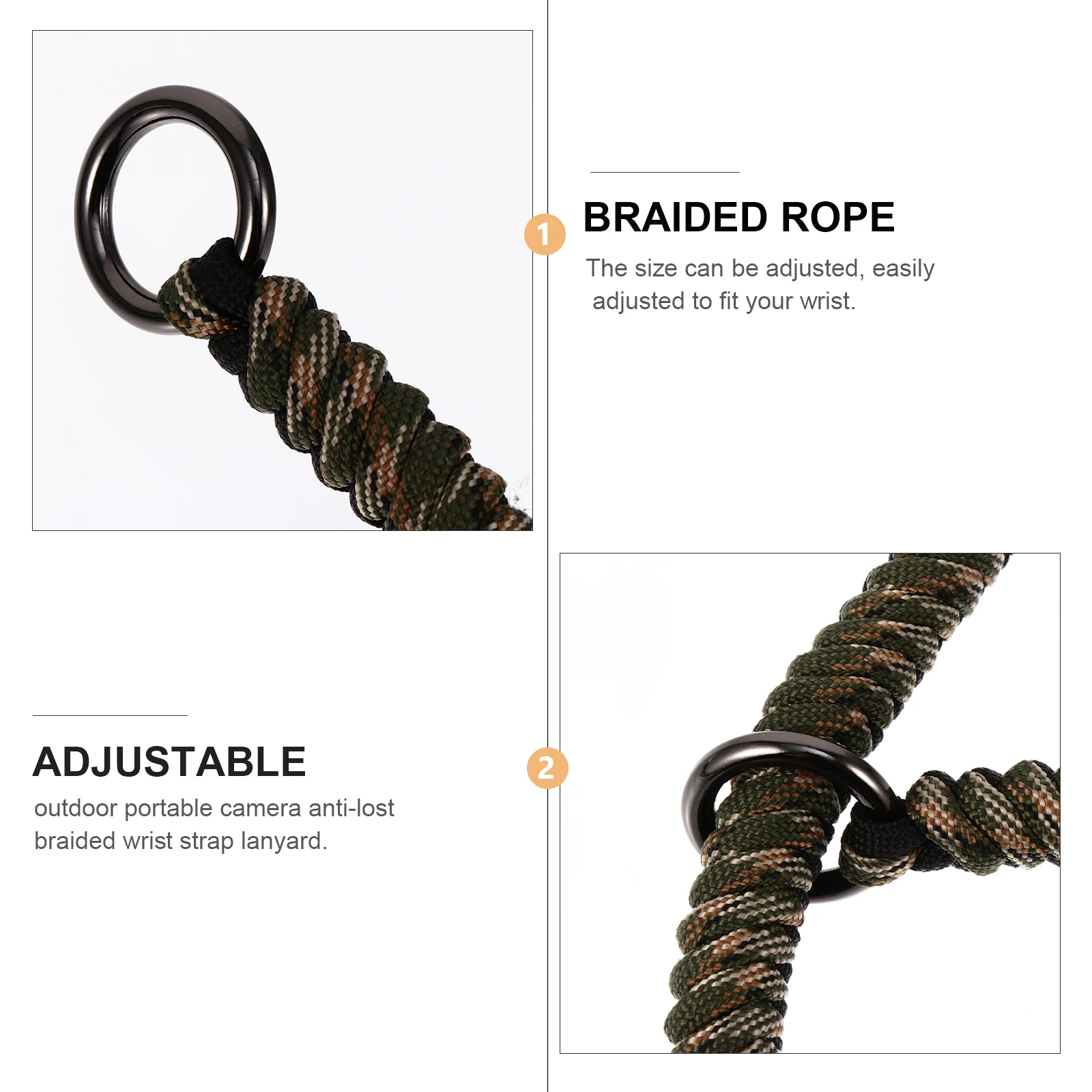 Universal Adjustable -Resistant Braided Rope Secure Band For All Sizes For Family Friends Lanyard Band
Universal Adjustable -Resistant Braided Rope Secure Band For All Sizes For Family Friends Lanyard Band