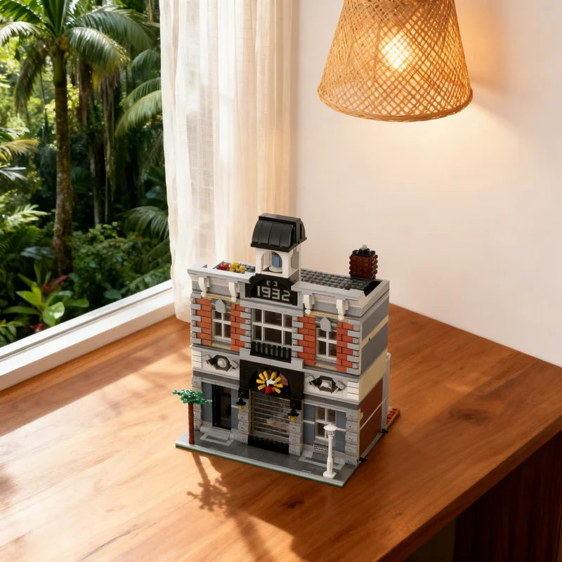 2624 детали MOC Sweet Brigade: Модульная модель городской улицы для сборки, конструктор, игрушка, подарок, креативный коллекционный предмет для демонстрации на столе
2624 детали MOC Sweet Brigade: Модульная модель городской улицы для сборки, конструктор, игрушка, подарок, креативный коллекционный предмет для демонстрации на столе