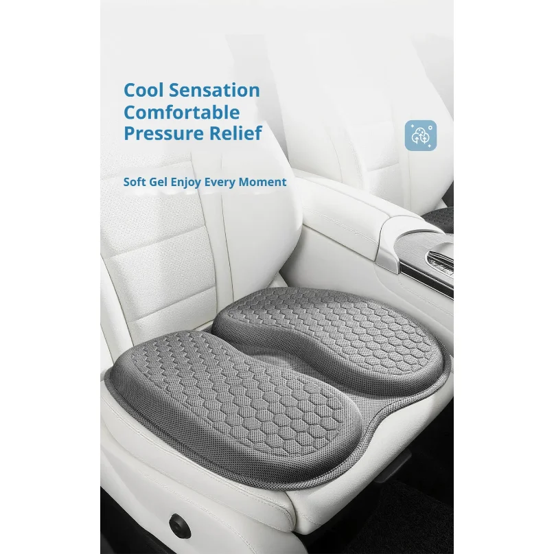 Honeycomb Design Car Seat Cover Breathable Cool Gel Seat Cushion Ergonomic Support Seat Pad Mat for Car Home Office
Honeycomb Design Car Seat Cover Breathable Cool Gel Seat Cushion Ergonomic Support Seat Pad Mat for Car Home Office
