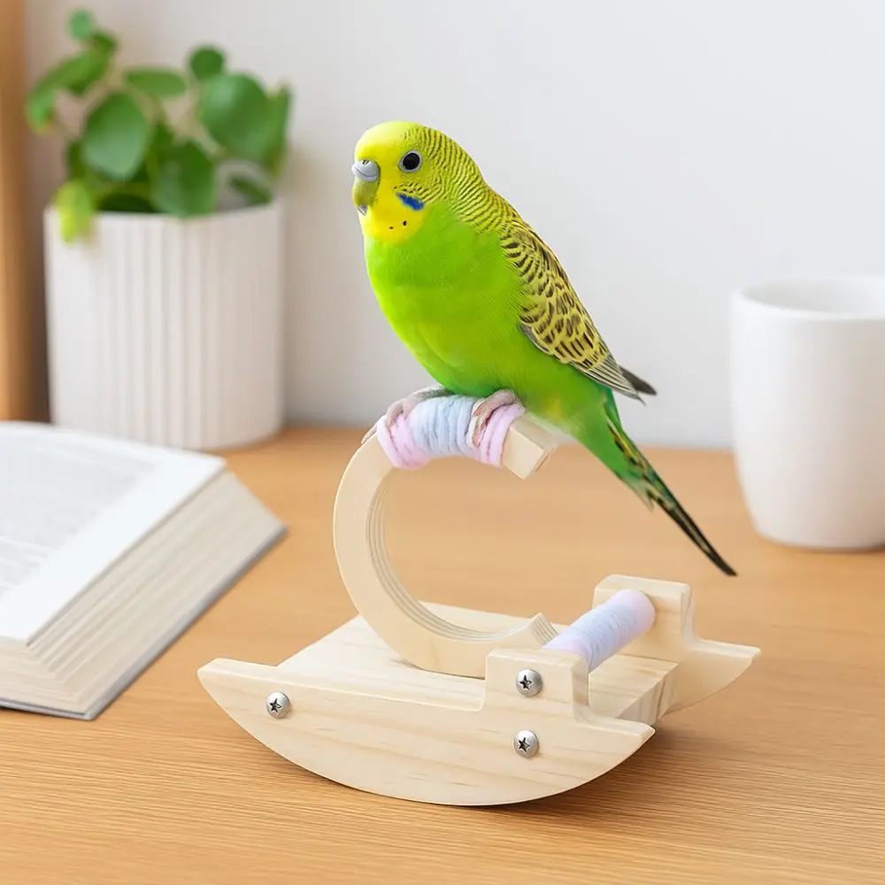 Bird Playstand Wooden Parrot Perch Stand Wear-resistant Flexible Bird Training Stand Bite-resistant Bird Rocking Stand Birdcage
Bird Playstand Wooden Parrot Perch Stand Wear-resistant Flexible Bird Training Stand Bite-resistant Bird Rocking Stand Birdcage
