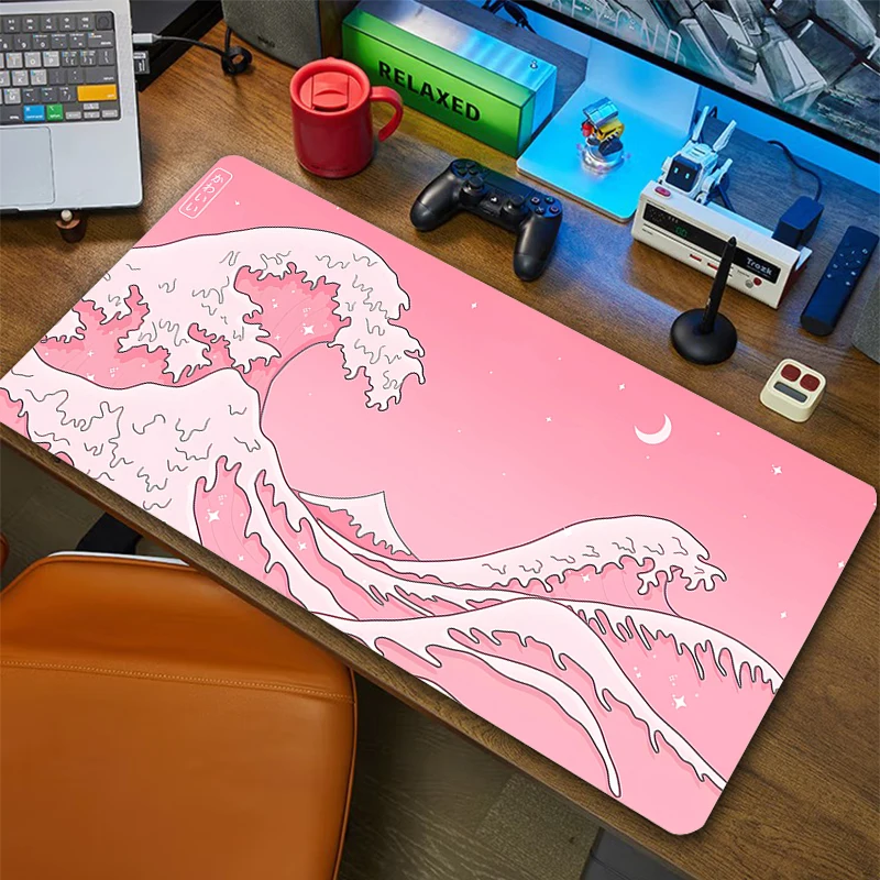 Pink Great Wave Mouse Pad Gaming Setup Accessories Mousepad XXL Large Abstract Desk Mat Locking Edge Mouse Pads Keyboard Mat
Pink Great Wave Mouse Pad Gaming Setup Accessories Mousepad XXL Large Abstract Desk Mat Locking Edge Mouse Pads Keyboard Mat