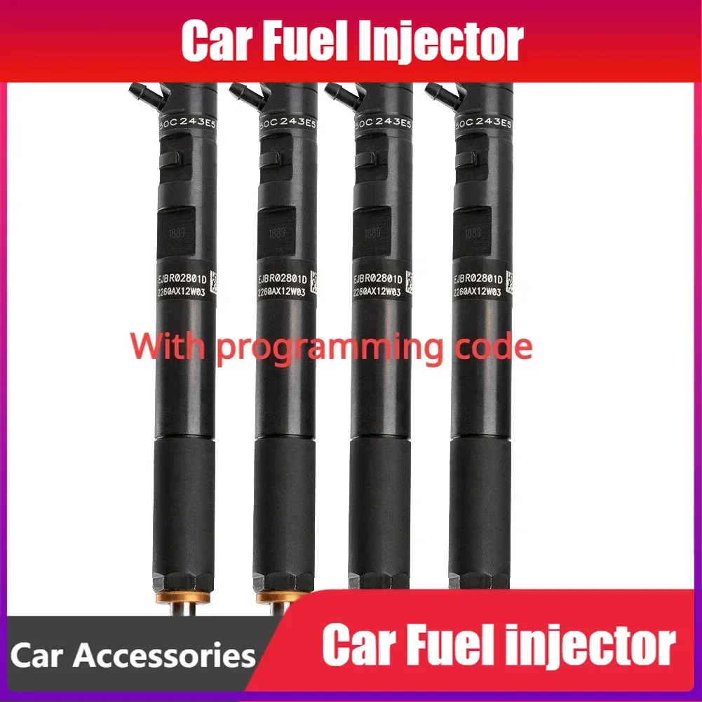 High Quality 4PCS EJBR02801D 33801-4X500 3800-4X500 With Code New Diesel Fuel Injector For Hyundai Terracan KIA Carnival / Sedo
High Quality 4PCS EJBR02801D 33801-4X500 3800-4X500 With Code New Diesel Fuel Injector For Hyundai Terracan KIA Carnival / Sedo