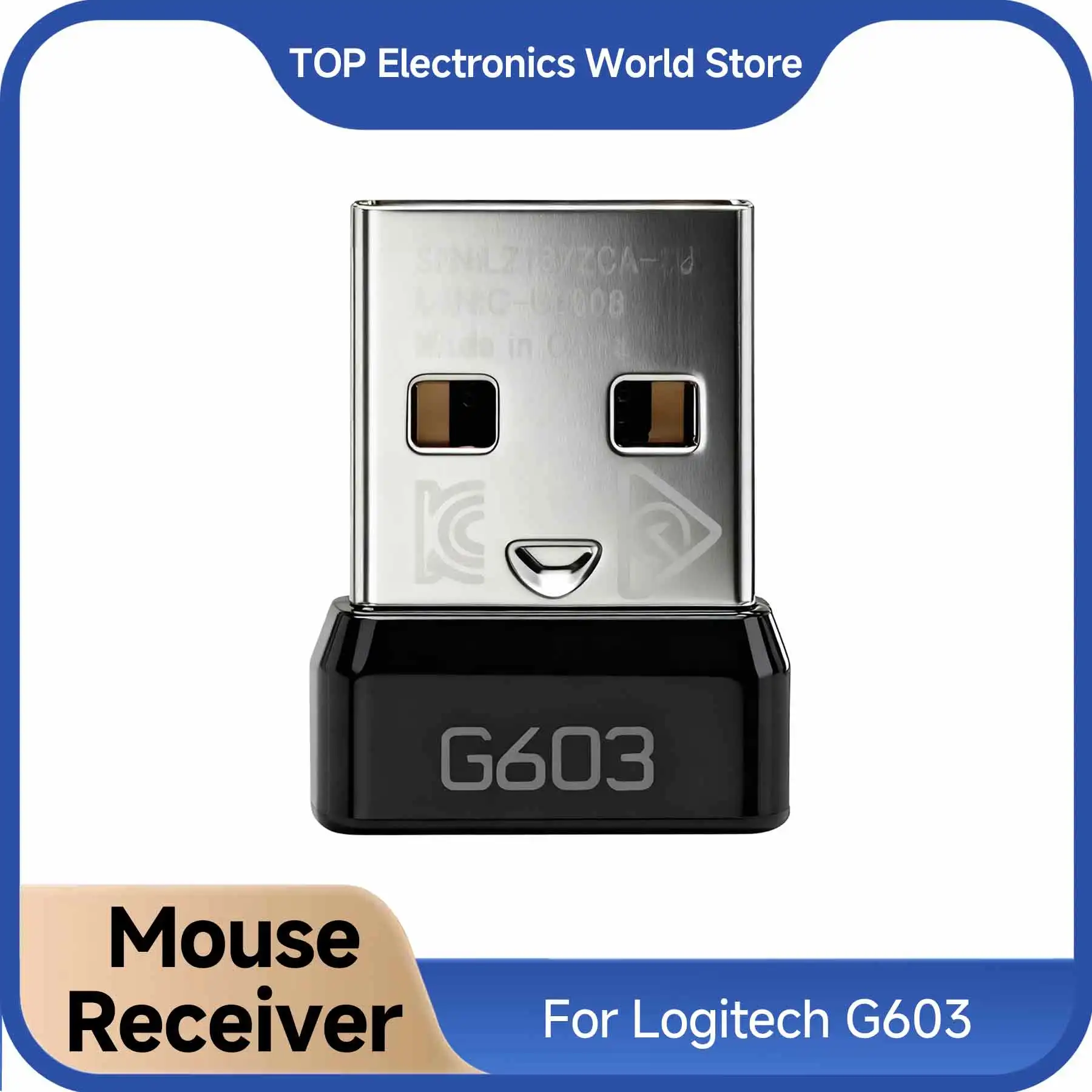 Для приемника мыши Logitech G603-адаптер USB-ключа, сменные аксессуары для беспроводной игровой мыши, совершенно новый
Для приемника мыши Logitech G603-адаптер USB-ключа, сменные аксессуары для беспроводной игровой мыши, совершенно новый