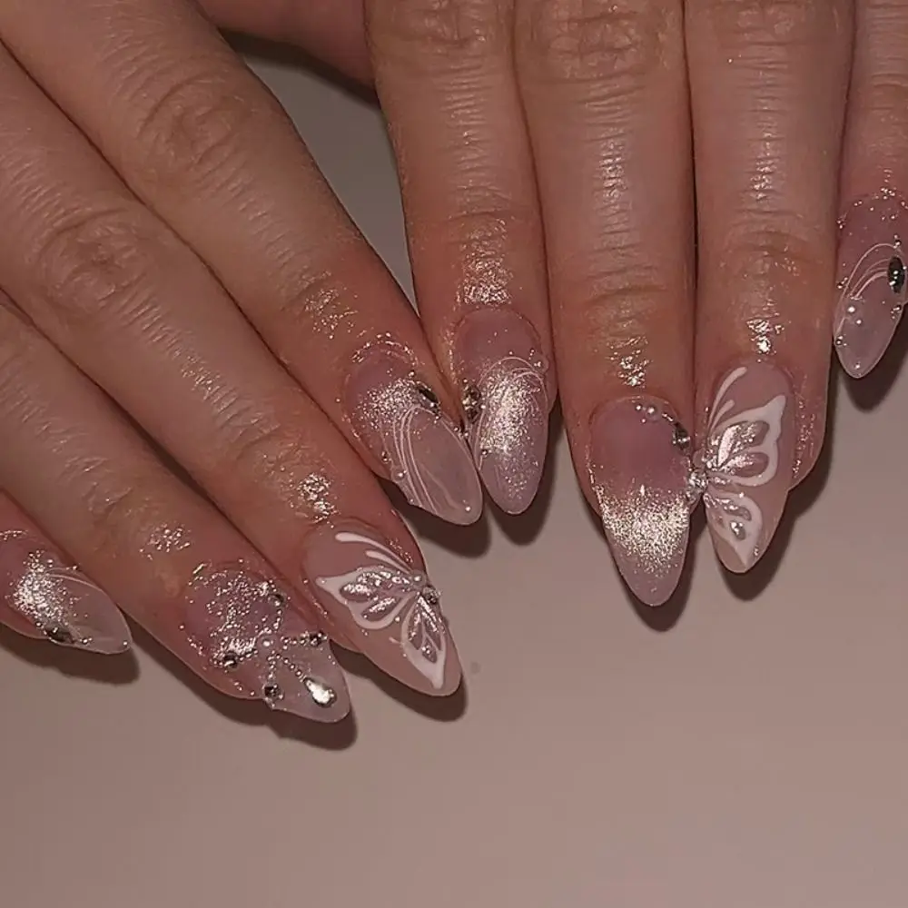 24pcs Manicure Long Almond False Nails French Bow Pearl Fake Nials Aurora Wave Detachable Nail Tips DIY
24pcs Manicure Long Almond False Nails French Bow Pearl Fake Nials Aurora Wave Detachable Nail Tips DIY