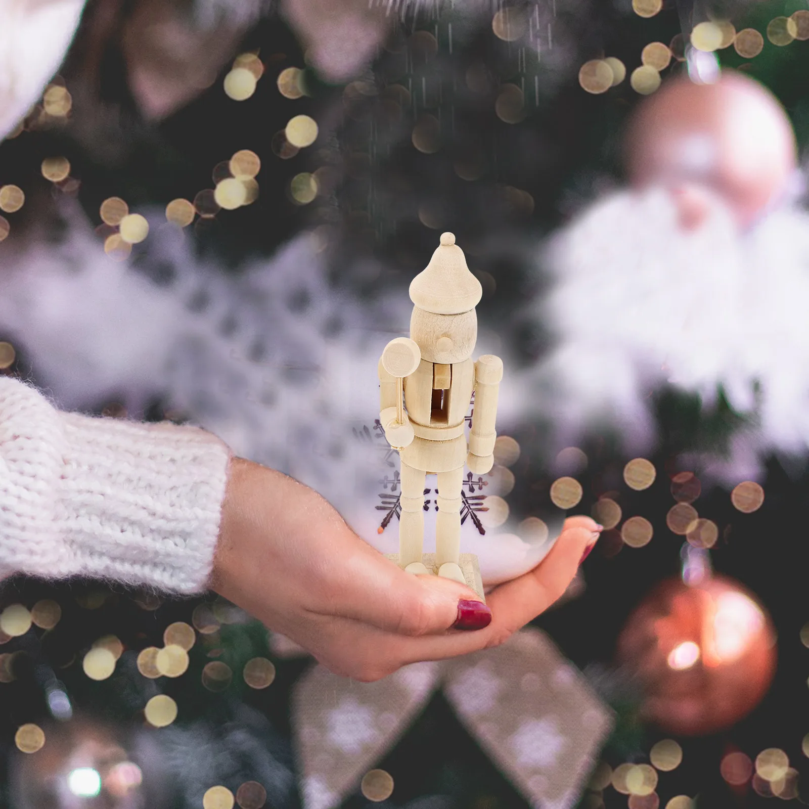 6Pcs 12Cm Wooden Nutcracker Puppet Fine Workmanship Solid Wood Not Easy to Deform Vivid Figure for Imagination and
6Pcs 12Cm Wooden Nutcracker Puppet Fine Workmanship Solid Wood Not Easy to Deform Vivid Figure for Imagination and