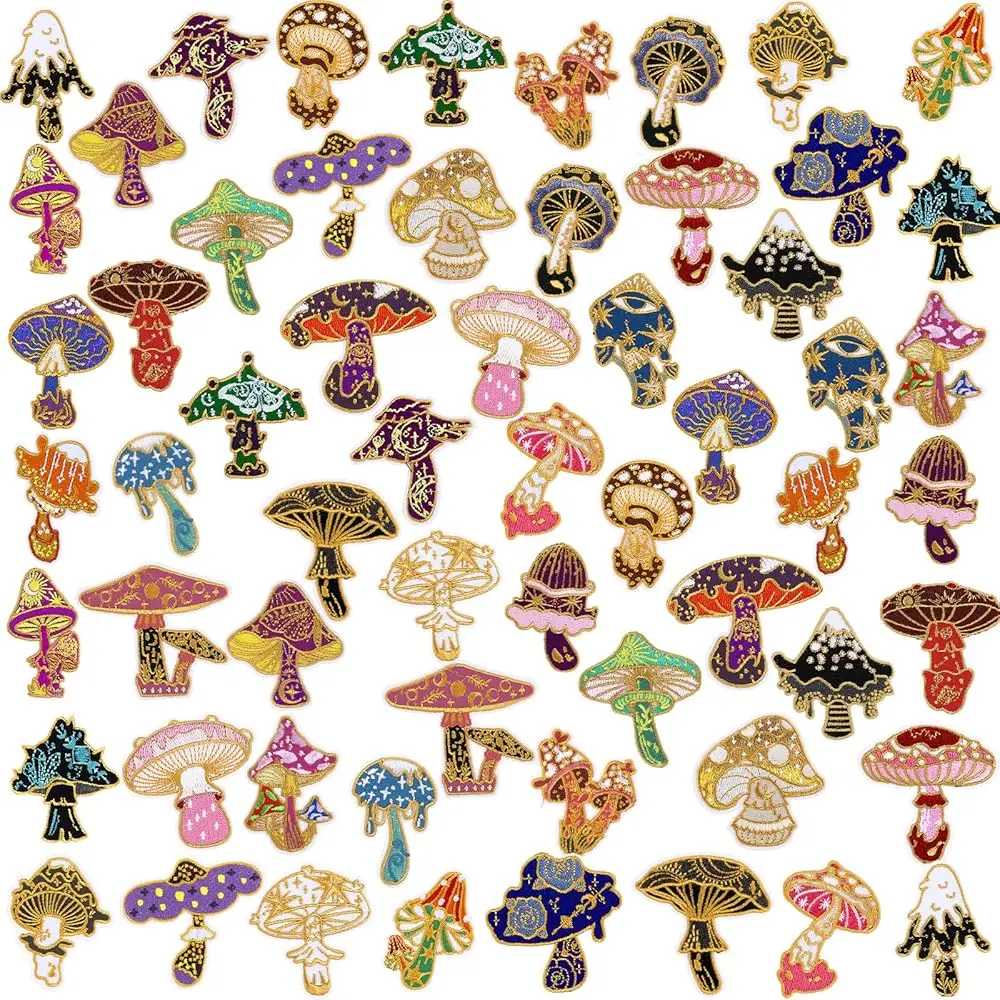 60 Pcs Mushroom Iron on Patches Mini Embroidered Sew on Applique Patches for Clothes DIY Decorative Gift Jackets Jeans Backp
60 Pcs Mushroom Iron on Patches Mini Embroidered Sew on Applique Patches for Clothes DIY Decorative Gift Jackets Jeans Backp