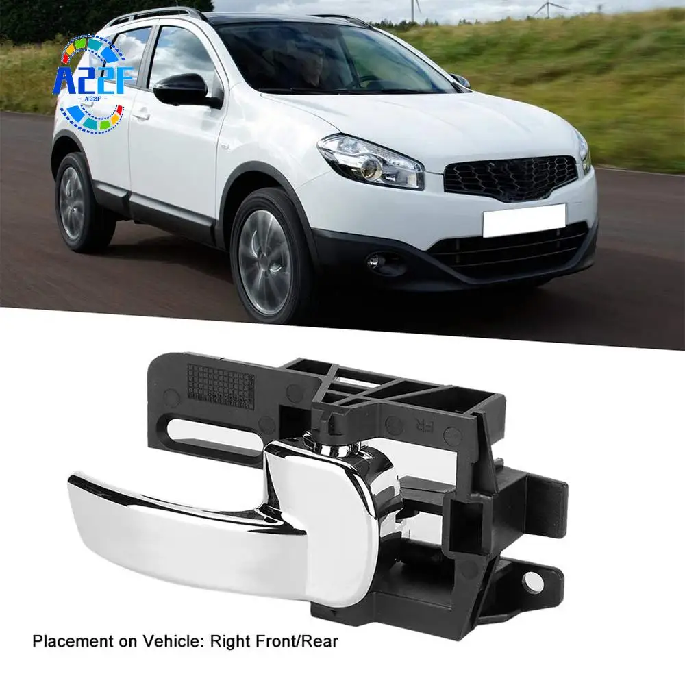 A22F-4X Door Handle Interior Inner Chrome Left Right For Nissan Qashqai J10 2007-2013 80670JD00E 80671JD00E
A22F-4X Door Handle Interior Inner Chrome Left Right For Nissan Qashqai J10 2007-2013 80670JD00E 80671JD00E