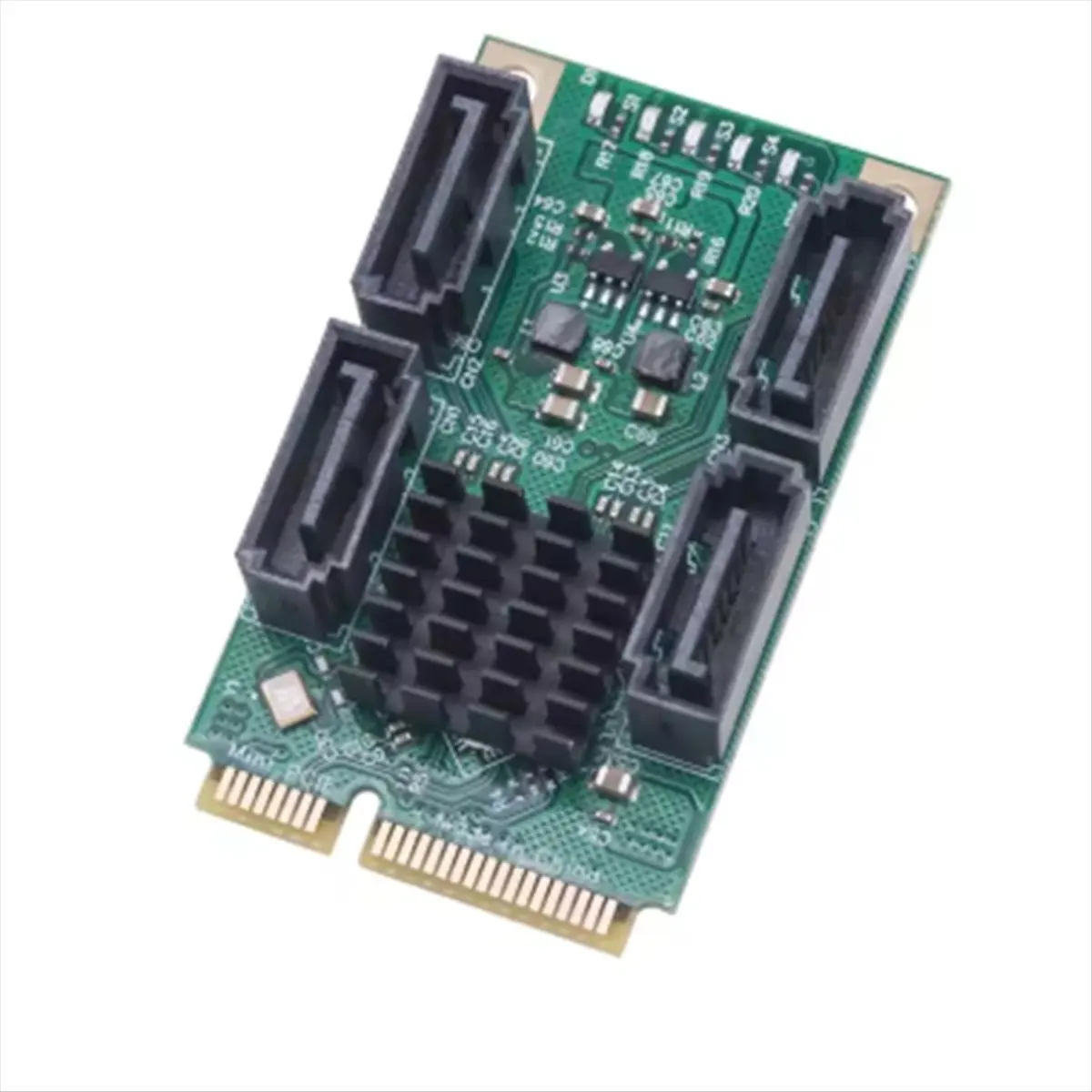 (A15I) Карта расширения Mini PCIE в SATA, конвертер Mini PCI Express в 4 порта SATA3.0 6Gb для SSD/HDD SATA3
(A15I) Карта расширения Mini PCIE в SATA, конвертер Mini PCI Express в 4 порта SATA3.0 6Gb для SSD/HDD SATA3