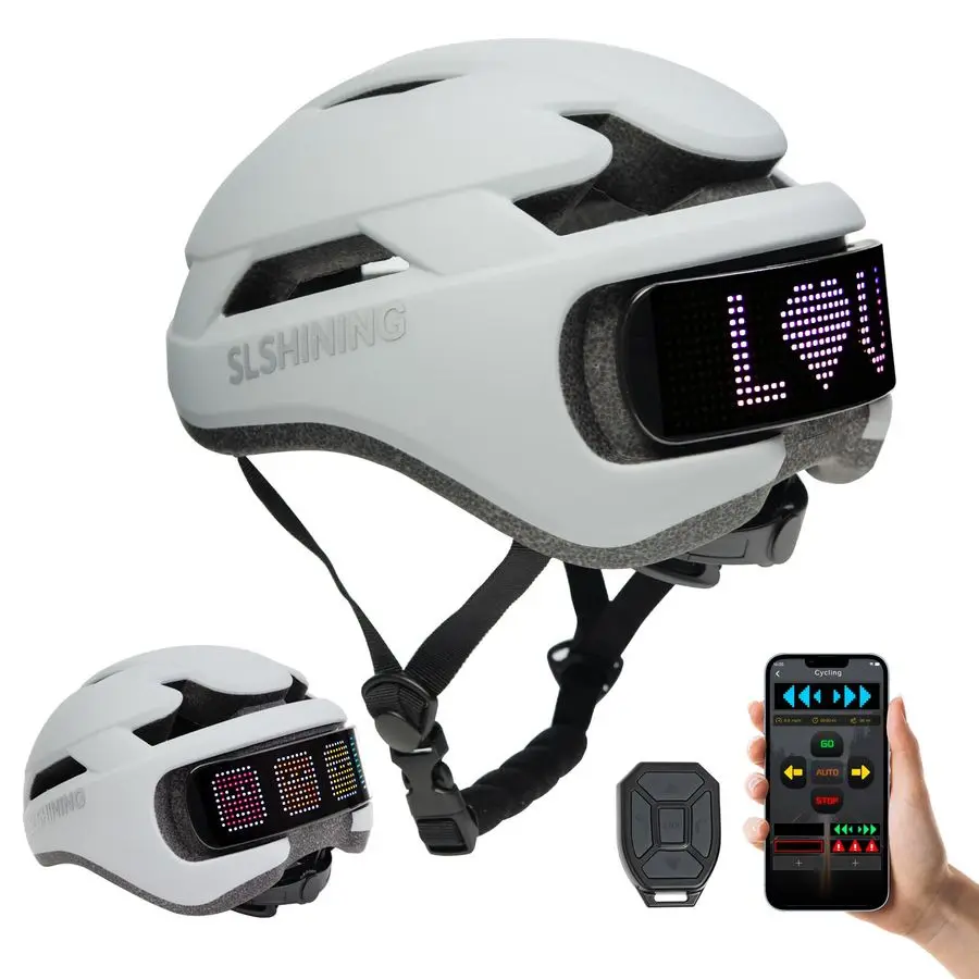 Bike Helmet with Light Bicycle Helmets for Adult Teens for Mountain amp Road Cycling Electric Scooter Skateboard Skating
Bike Helmet with Light Bicycle Helmets for Adult Teens for Mountain amp Road Cycling Electric Scooter Skateboard Skating