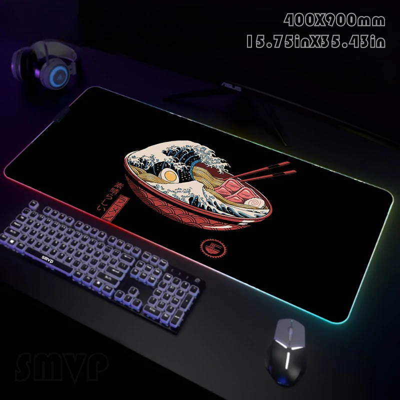 Japan Style Large RGB Gamer Mousepad Mouse Mat Gaming Mousepads LED Keyboard Mats Luminous Desk Pads Mouse Pad For PC
Japan Style Large RGB Gamer Mousepad Mouse Mat Gaming Mousepads LED Keyboard Mats Luminous Desk Pads Mouse Pad For PC