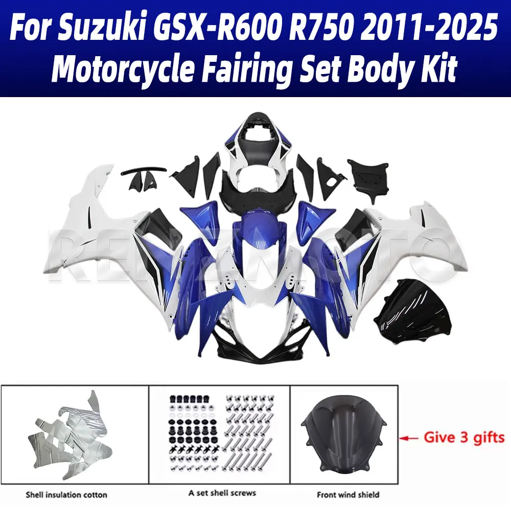For Suzuki GSX-R600 R750 2011-2025 Motorcycle Set Body Kit Fairing ABS Plastic Shell Injection Bodywork Full Fairing Kits
For Suzuki GSX-R600 R750 2011-2025 Motorcycle Set Body Kit Fairing ABS Plastic Shell Injection Bodywork Full Fairing Kits