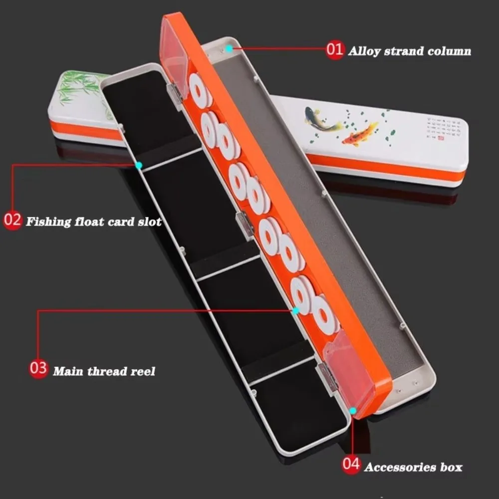 Painted Fishing Tackle Box ABS Fishing Line Winding Board Accessories Tool Storage Box Drop-resistant Fishing Supplies
Painted Fishing Tackle Box ABS Fishing Line Winding Board Accessories Tool Storage Box Drop-resistant Fishing Supplies