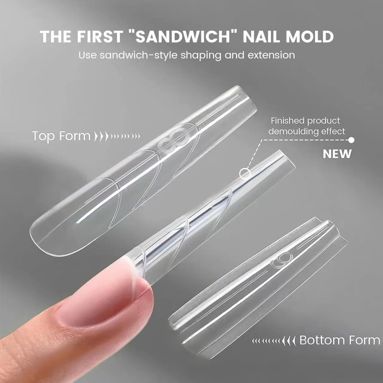 Сэндвич-режим для ногтей Быстрое наращивание Безбумажный лоток Кристалл В комплект входит нижний и верхний шаблон Легкое наращивание для маникюрного салона
Сэндвич-режим для ногтей Быстрое наращивание Безбумажный лоток Кристалл В комплект входит нижний и верхний шаблон Легкое наращивание для маникюрного салона