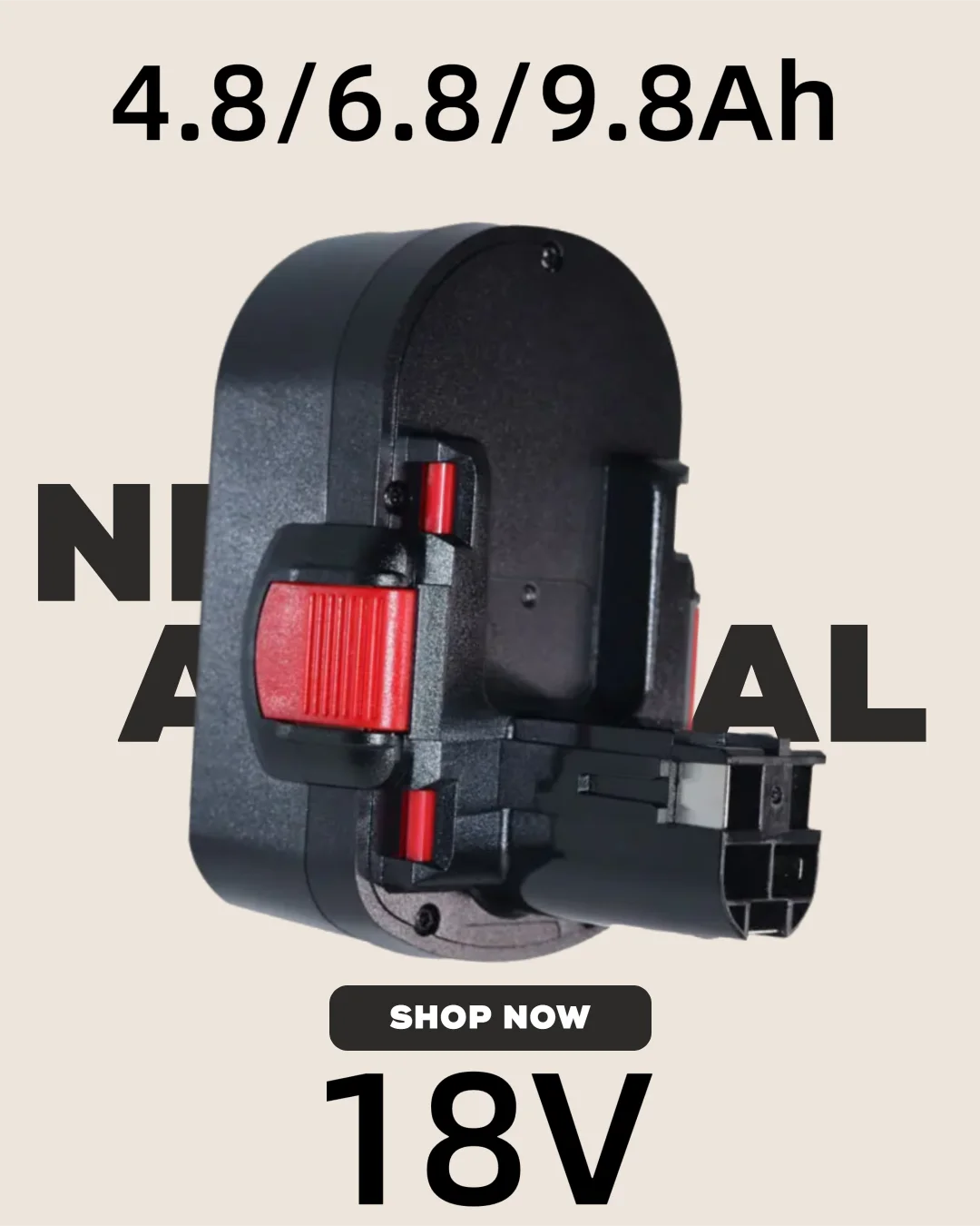 FOR Bosch 18V Rechargeable Battery Ni-MH Power Tools Compatible GSB 18 VE-2 PSR 18VE BAT026 - 4.8/6.8/9.8Ah BAT025 Drill Batter
FOR Bosch 18V Rechargeable Battery Ni-MH Power Tools Compatible GSB 18 VE-2 PSR 18VE BAT026 - 4.8/6.8/9.8Ah BAT025 Drill Batter