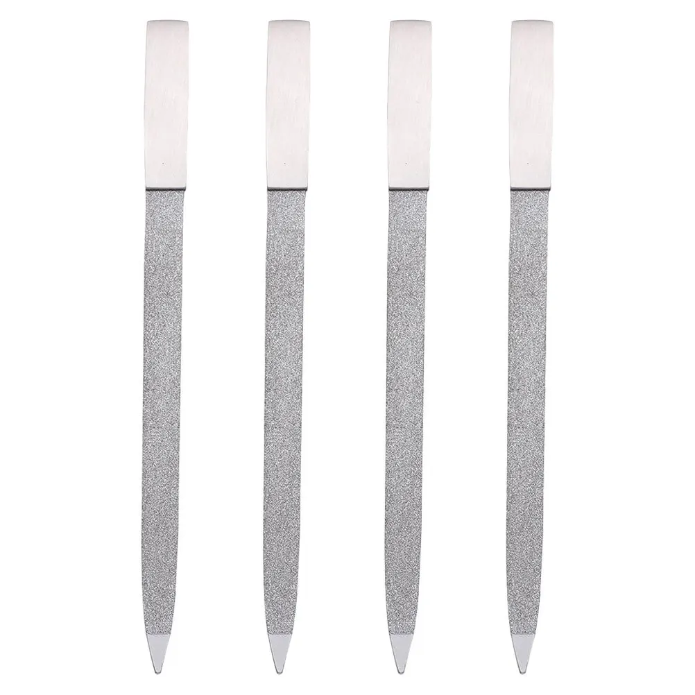 4Pcs Stainless Steel Nail File Fine Grit Plated Surface Smooth Filing Portable Manicure Pedicure Tool for Natural Nails Metal
4Pcs Stainless Steel Nail File Fine Grit Plated Surface Smooth Filing Portable Manicure Pedicure Tool for Natural Nails Metal