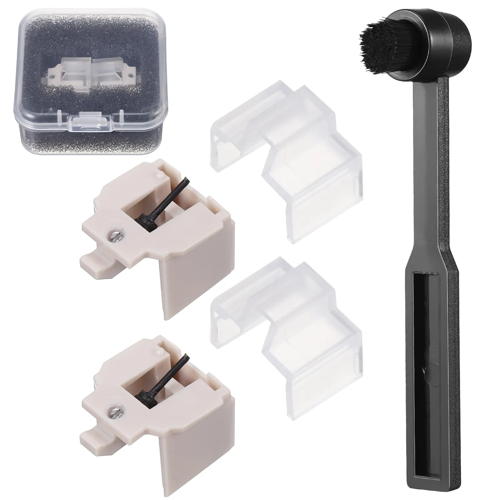 1Set Dynamic Stylus Record Player Needle Replacement Durable Clear Sound Brush Included Turntable Stylus Cleaner
1Set Dynamic Stylus Record Player Needle Replacement Durable Clear Sound Brush Included Turntable Stylus Cleaner