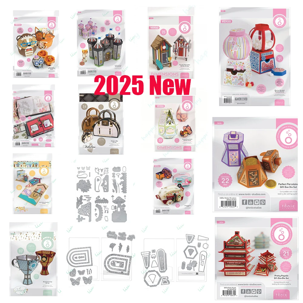 2025 June New Metal Cutting Dies for Gift Packing Box DIY Birthday Greeting Card Scrapbooking Handmade a Fairytale Book Nook Set
2025 June New Metal Cutting Dies for Gift Packing Box DIY Birthday Greeting Card Scrapbooking Handmade a Fairytale Book Nook Set