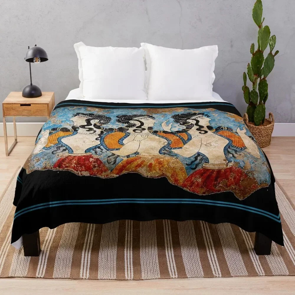 GREEK : Ancient Greece Ladies of the Court Fresco Frieze Print Throw Blanket Decorative Soft Throw Blanket for Couch Sofa
GREEK : Ancient Greece Ladies of the Court Fresco Frieze Print Throw Blanket Decorative Soft Throw Blanket for Couch Sofa