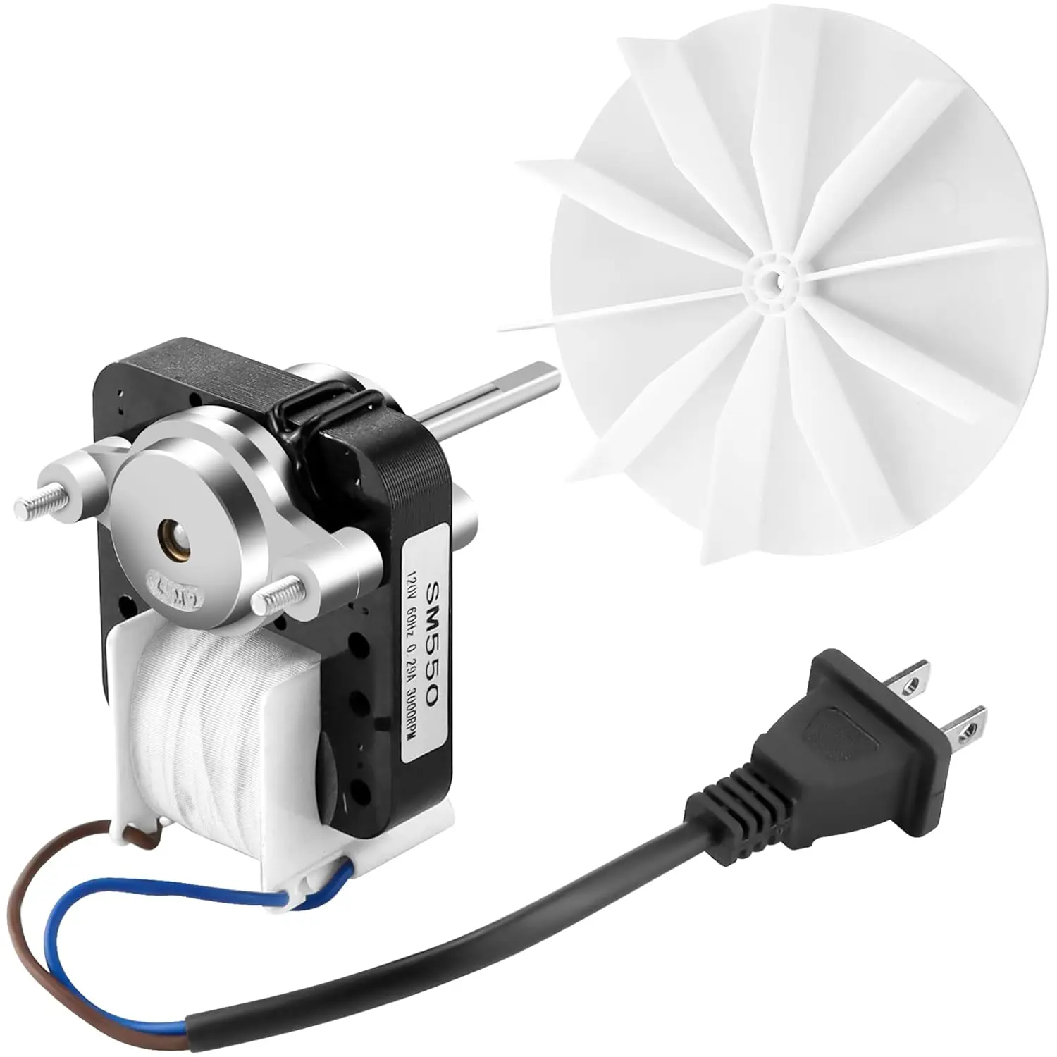 AMI PARTS Universal Bathroom Vent Fan Motor Kit SM550 Electric Motors Fit for Nu.Tone Bro.an - 50 CFM 120V, Replace C65878, VFM100, E498-1, 82423K, K111, C01575, 65100, EM550, EM750
AMI PARTS Universal Bathroom Vent Fan Motor Kit SM550 Electric Motors Fit for Nu.Tone Bro.an - 50 CFM 120V, Replace C65878, VFM100, E498-1, 82423K, K111, C01575, 65100, EM550, EM750