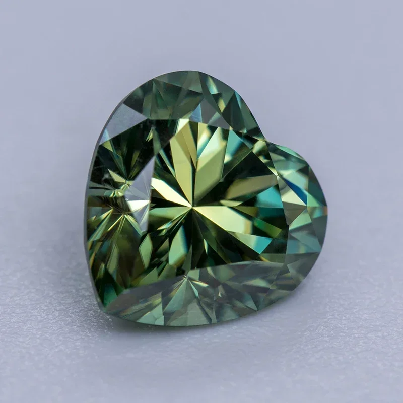 Moissanite Stone Natural Colour Yellow Green Heart Cut Lab Created Diamond Jewelry Making Materials Comes With GRA Certificate
Moissanite Stone Natural Colour Yellow Green Heart Cut Lab Created Diamond Jewelry Making Materials Comes With GRA Certificate