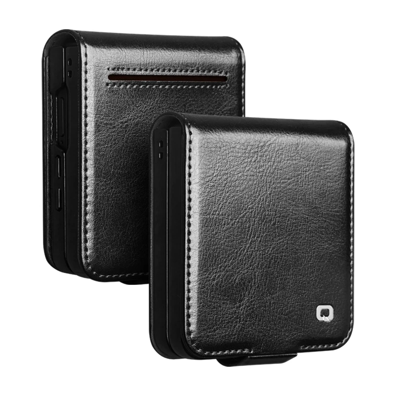 QIALINO 100% Premium Genuine leather cover For Samsung Galaxy Z Flip7 Flip6 Flip5 Magnetic button card slot shockproof Case
QIALINO 100% Premium Genuine leather cover For Samsung Galaxy Z Flip7 Flip6 Flip5 Magnetic button card slot shockproof Case