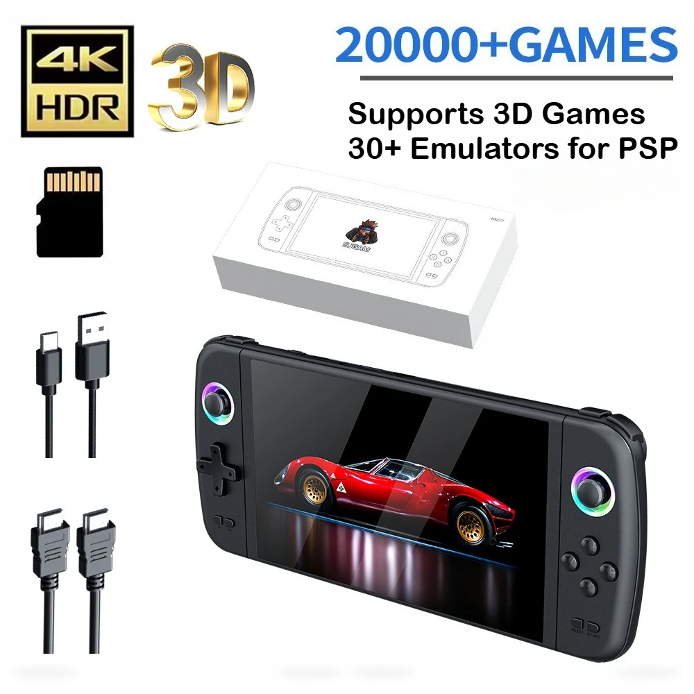 M27 Handheld Game Console 7" IPS HD Big Screen Retro Arcade Portable Video Game Player
M27 Handheld Game Console 7" IPS HD Big Screen Retro Arcade Portable Video Game Player