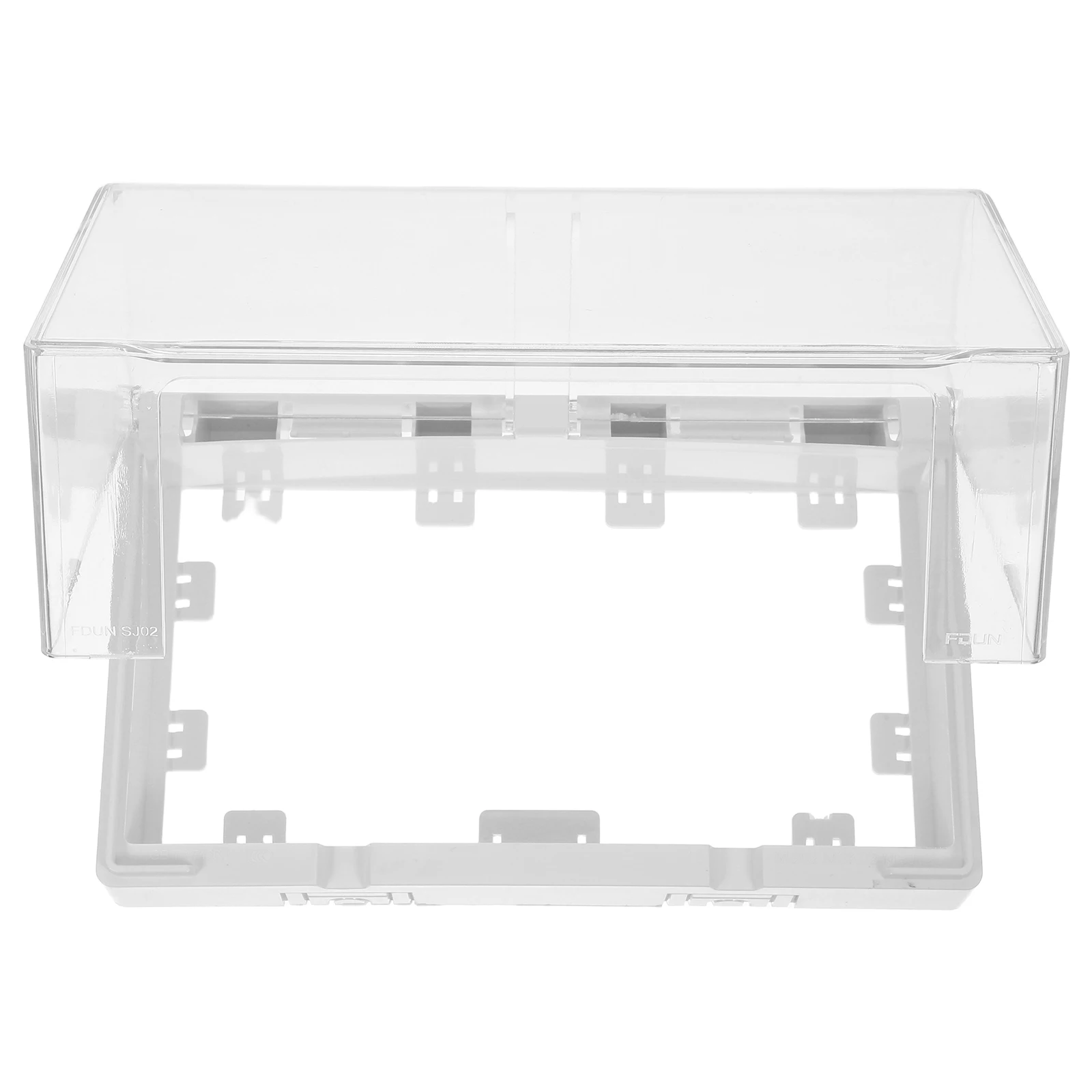 Waterproof Outlet Cover Outdoor Socket Box Adhesive Dual Outlet Weatherproof Electrical Box For Garden Construction Site
Waterproof Outlet Cover Outdoor Socket Box Adhesive Dual Outlet Weatherproof Electrical Box For Garden Construction Site