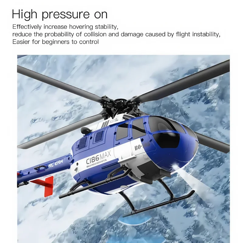 Rc Era, A Remote-Controlled Helicopter Is A New C186max Bo-105 Four-Channel Airplane Model With Optical Flow Positioning
Rc Era, A Remote-Controlled Helicopter Is A New C186max Bo-105 Four-Channel Airplane Model With Optical Flow Positioning