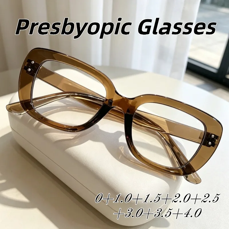 New Fashion Anti-Blue Light Square Frame Presbyopia Glasses HD Ultra Light Reading Eyeglasses Vintage Comfortable Eyewear Unisex
New Fashion Anti-Blue Light Square Frame Presbyopia Glasses HD Ultra Light Reading Eyeglasses Vintage Comfortable Eyewear Unisex