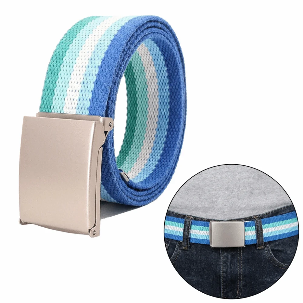 Metal Buckle Canvas Waist Belt Adjustable Stripe Men's Business Belt Jeans Accessories Multifunctional Nylon Belt Climbing
Metal Buckle Canvas Waist Belt Adjustable Stripe Men's Business Belt Jeans Accessories Multifunctional Nylon Belt Climbing