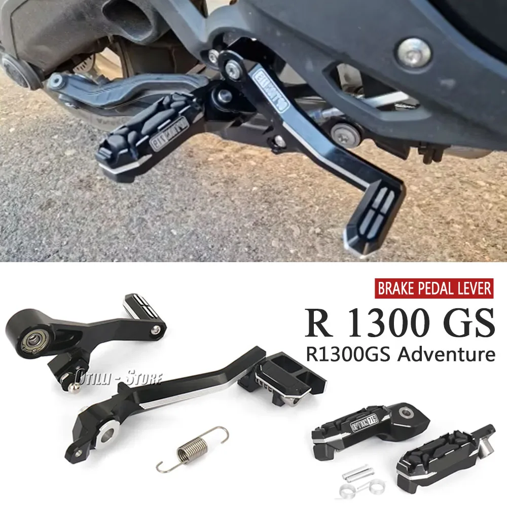 Motorcycle Rear Foot Brake Pedal Lever Accessories CNC Aluminum Fits For BMW R1300GS Adventure GS1300 R 1300 GS ADV 2023-2026
Motorcycle Rear Foot Brake Pedal Lever Accessories CNC Aluminum Fits For BMW R1300GS Adventure GS1300 R 1300 GS ADV 2023-2026