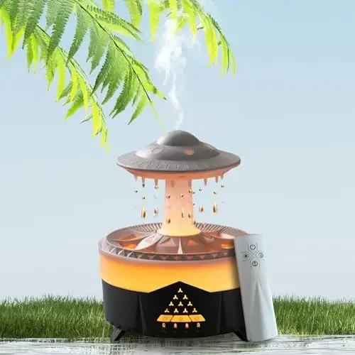 Rain Cloud Night Light humidifier with raining water drop sound and 7 color led light essential oil diffuser aromatherapy
Rain Cloud Night Light humidifier with raining water drop sound and 7 color led light essential oil diffuser aromatherapy