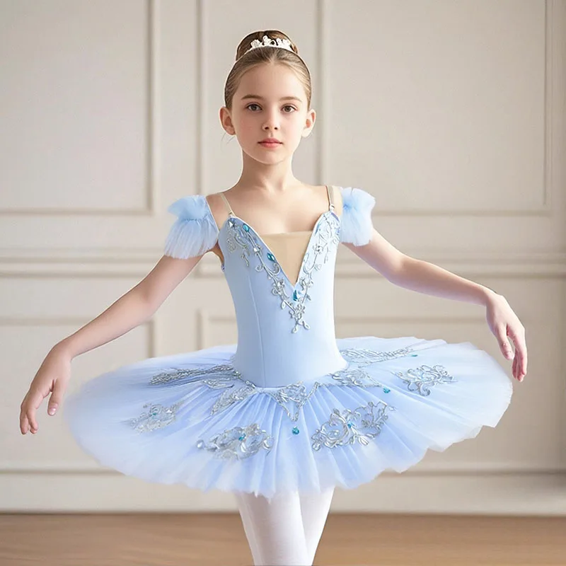 Blue Kids Ballroom Clothing Sequined Flower Tutus Ballet Dress For Girl Modern Dance Tutu Dress Girls Ballet Princess Dress
Blue Kids Ballroom Clothing Sequined Flower Tutus Ballet Dress For Girl Modern Dance Tutu Dress Girls Ballet Princess Dress