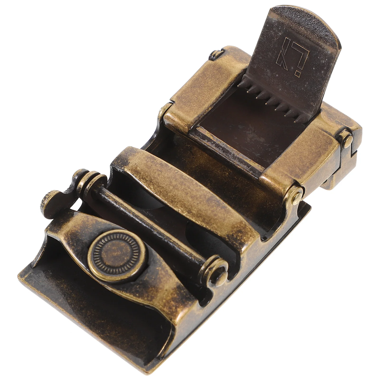 Ratchet Belt Buckle for Men Black Alloy Quick Release Buckle Compatible with Leather Belts Trendy Minimalist Look
Ratchet Belt Buckle for Men Black Alloy Quick Release Buckle Compatible with Leather Belts Trendy Minimalist Look